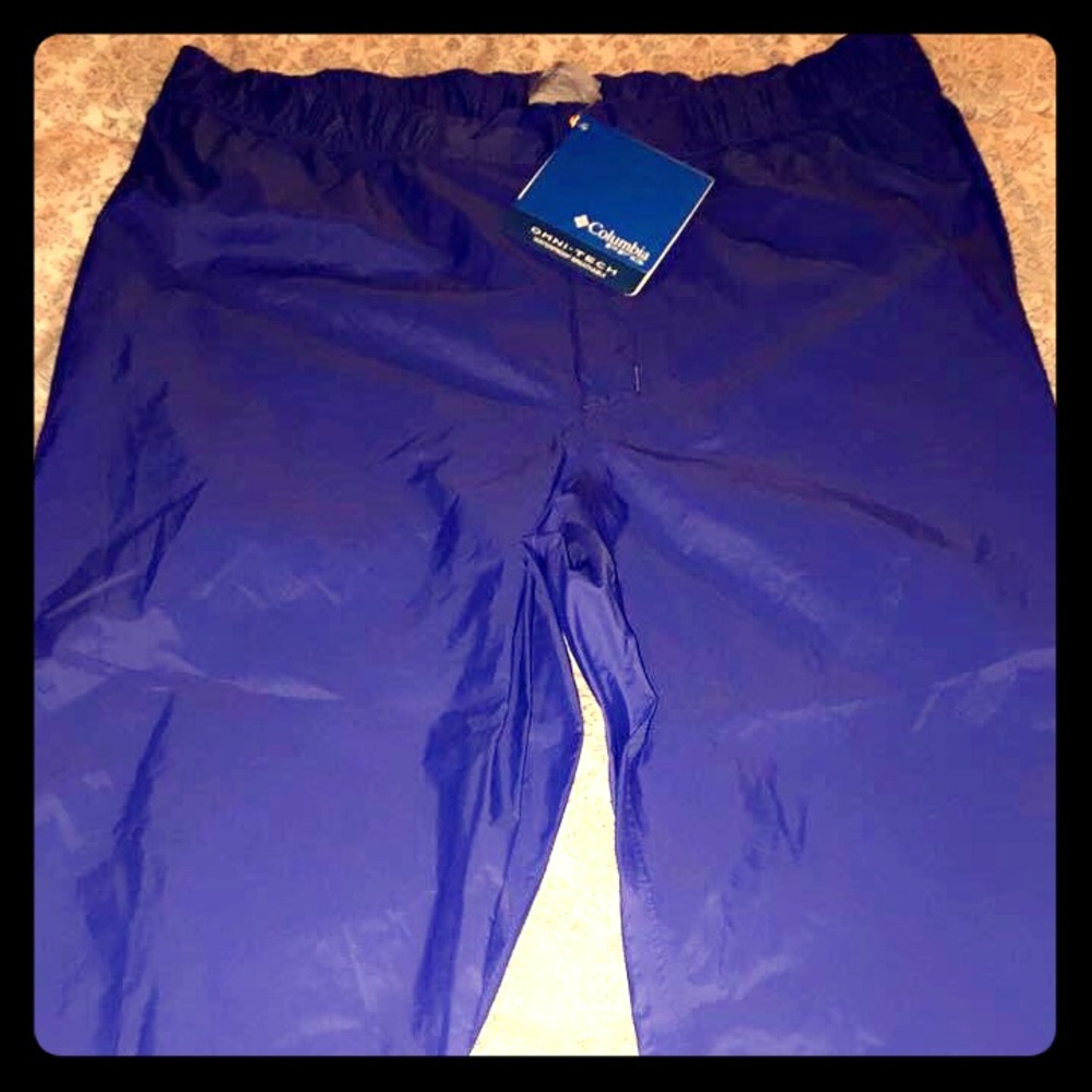NWT Columbia Hydrotech Packable Rain Pant